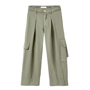 Zara cargo pleated pants